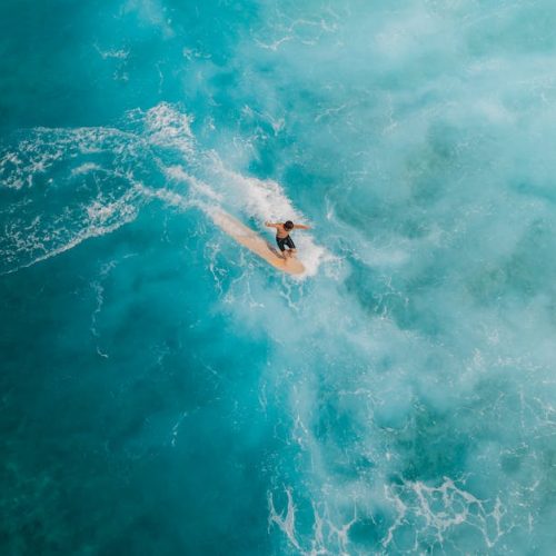 surf drone footage